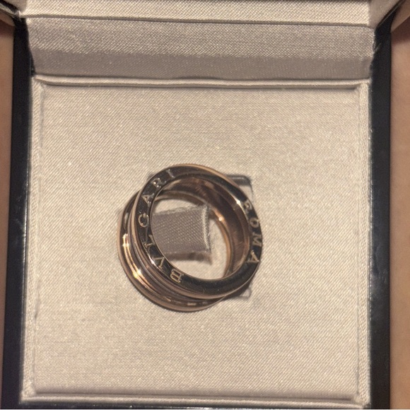 Bulgari Gold and Black Ring